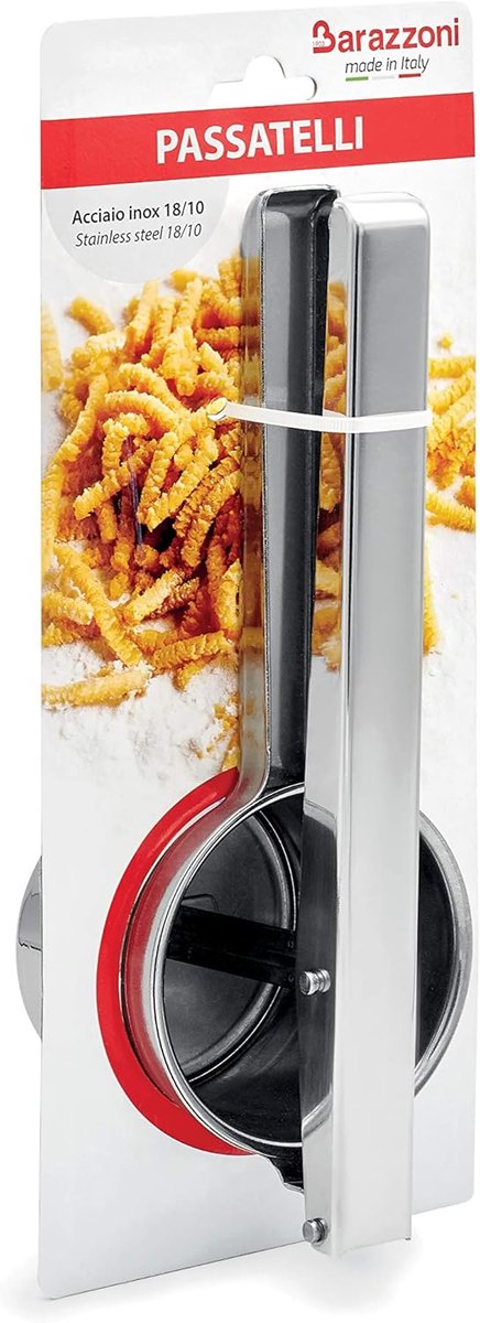 Passatelli Maker - Pastamaker Deegpers - Verse Pasta Maken - Roestvrij Staal 18/10 - Ø 8.5 cm - Metaal — afbeelding 3