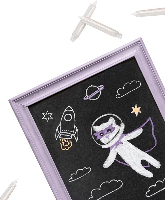 Folia Krijtmarkerset – 5 Witte Stiften Voor Schoolbord, Glas, Spiegel En Metaal – Veegbaar Met Vochtige Doek – Lijndikte 1-2 Mm – Snel Drogend En Stofvrij – Ideaal Voor DIY En Etikettering