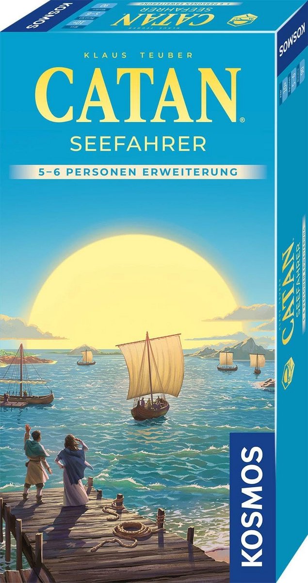 Catan Seefahrer 5-6 spelers uitbreiding - ontdekkingstochten en avonturen op zee