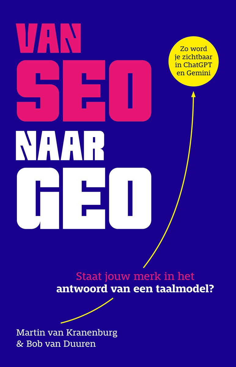 Omslag van Van SEO naar GEO