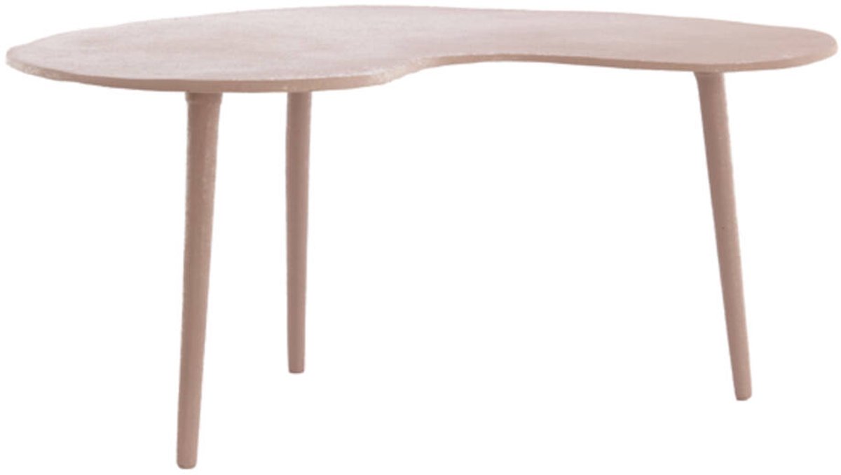 LINOS bijzettafel mat oudroze 80x60x36 cm metalen bijzettafel - Light & Living