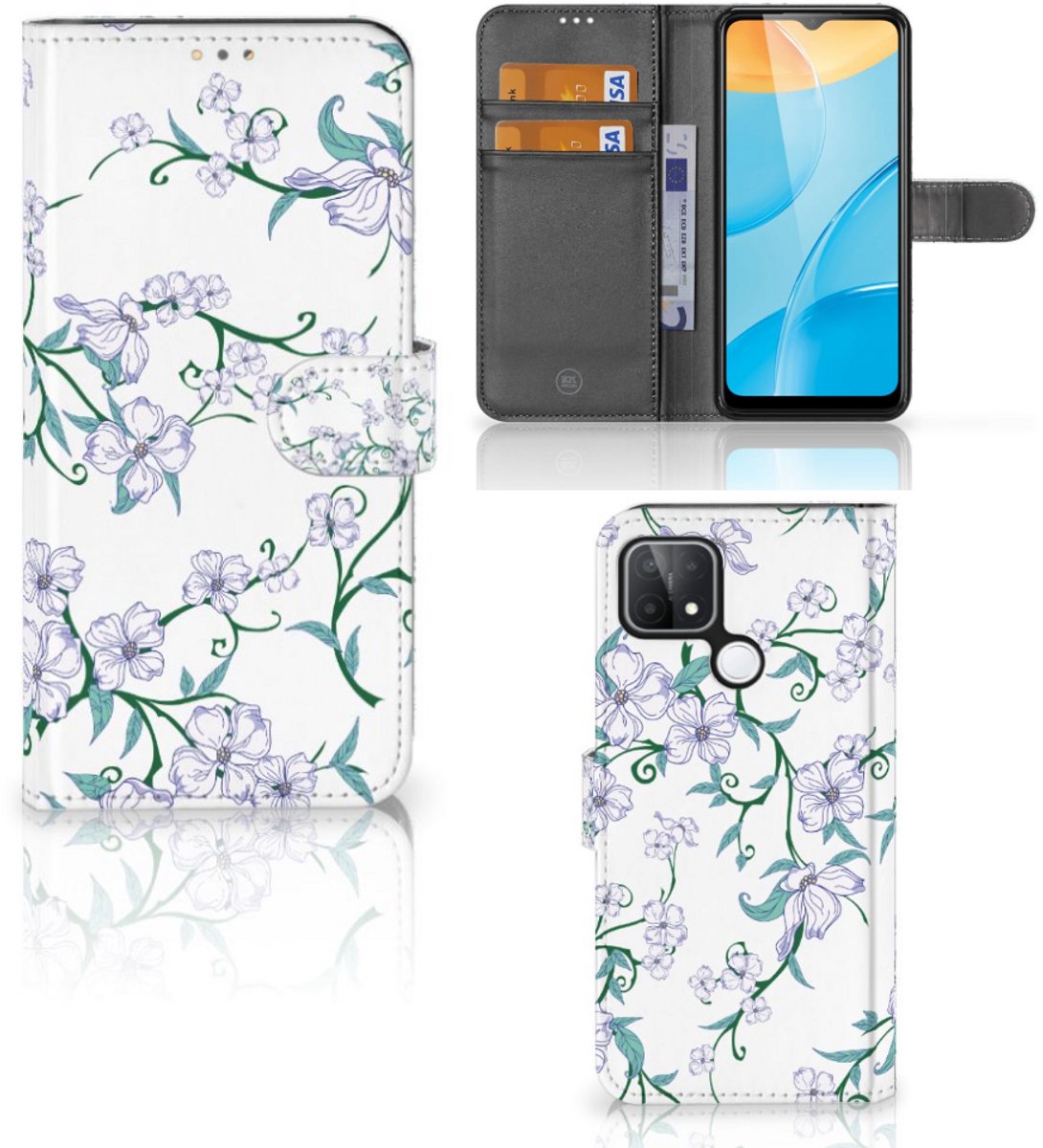 OPPO A15 Uniek Hoesje Blossom White