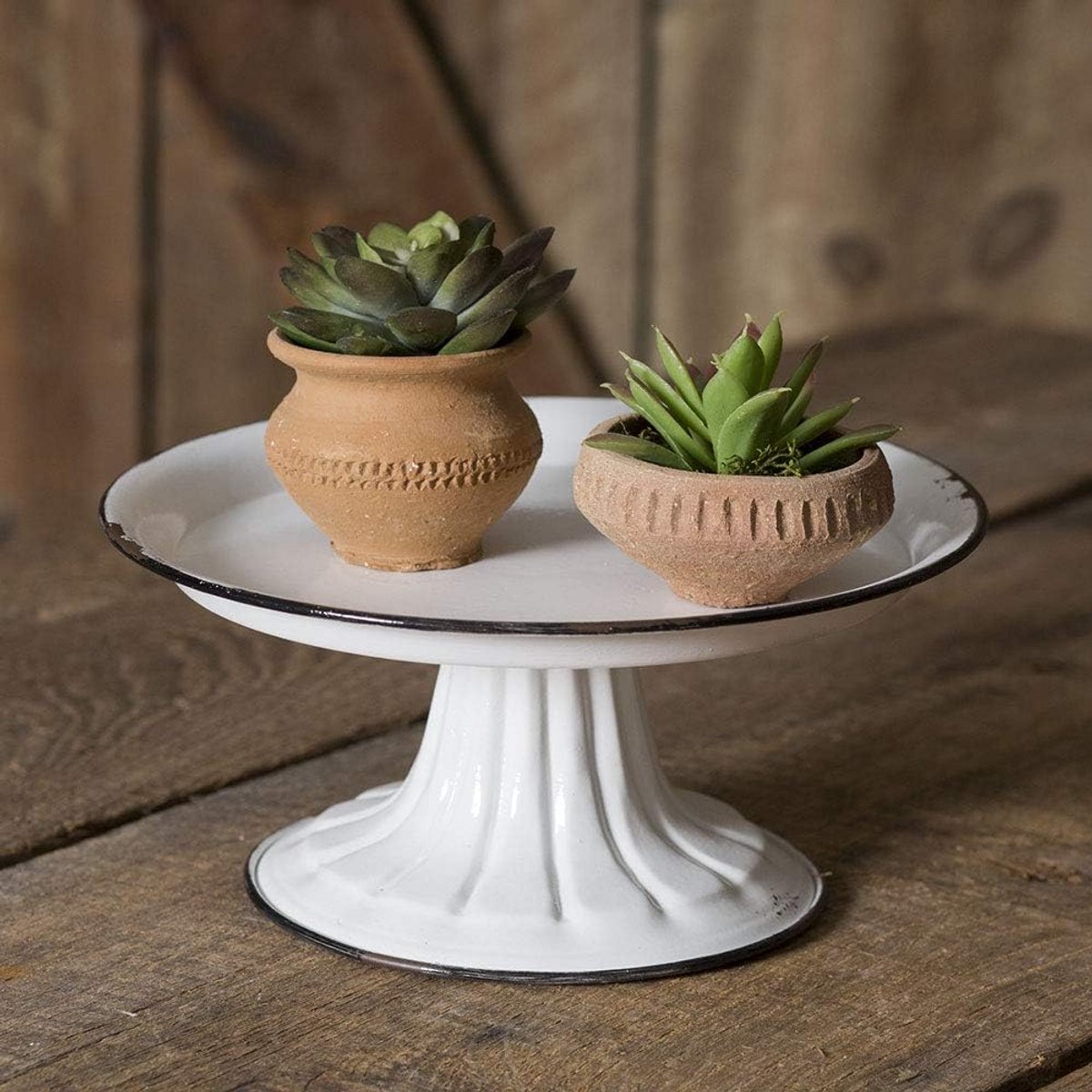 Staande Zuil met Zwarte Rand voor Cakes en Cupcakes