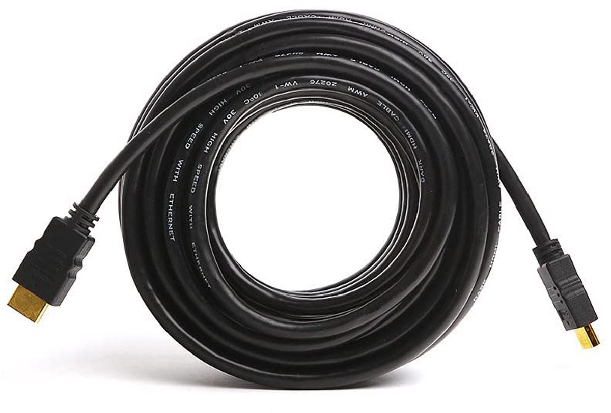 10m HDMI-kabel - 4096 x 2160 pixels, 3D, wysokiej jakości aansluitingen