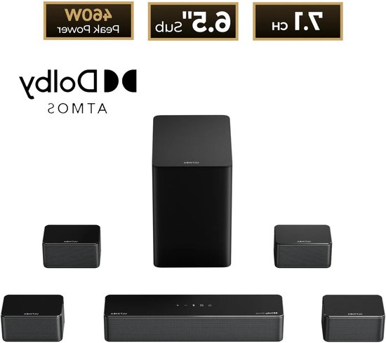 Corvance Soundbar 7.1-Kanaals Audio met Draadloze Subwoofer - Corvance - €562,49