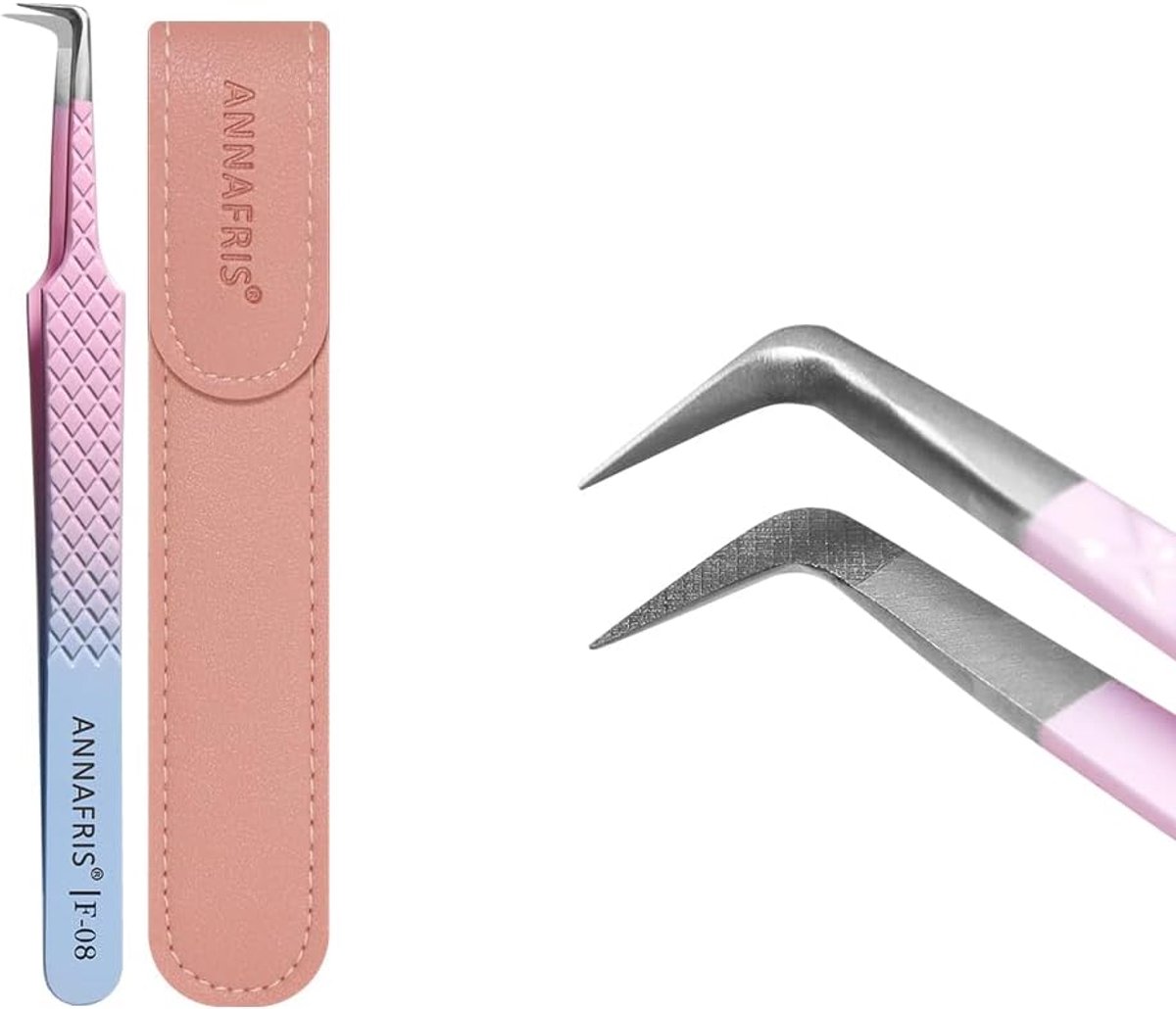 Lash Extensions Pincet Precisie Rechte en Gebogen Applicatie Tools