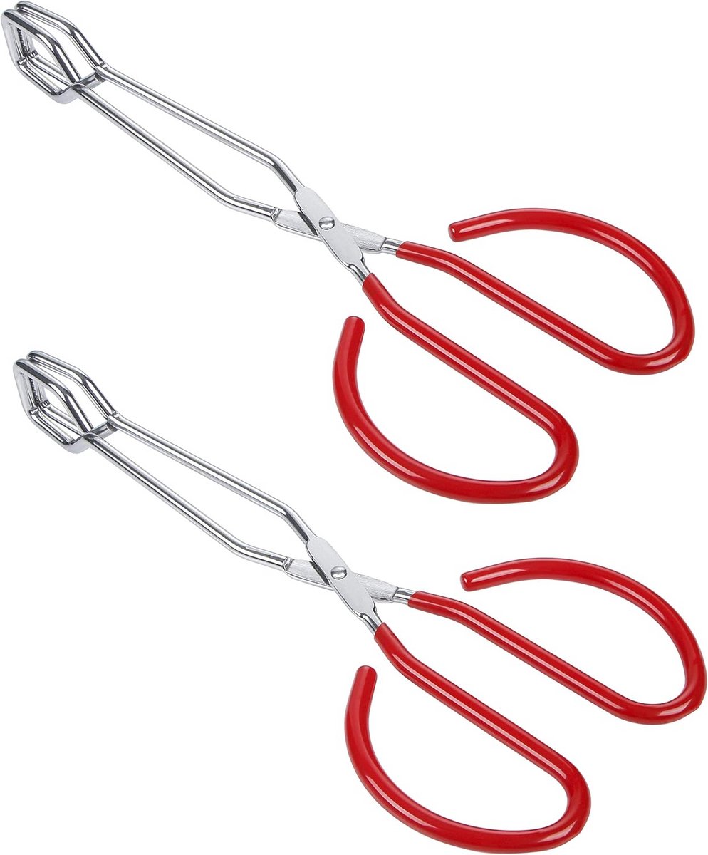 Roestvrijstalen Kooktang met Zachte Handgrepen - Professionele Keukenaccessoires 10"