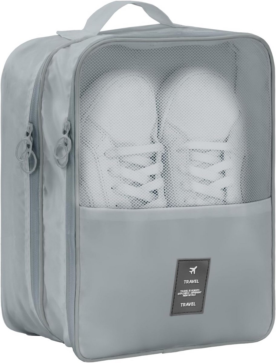 Reisorganizer voor Schoenen Koffer voor 3 Paar - Waterdichte Schoenentas