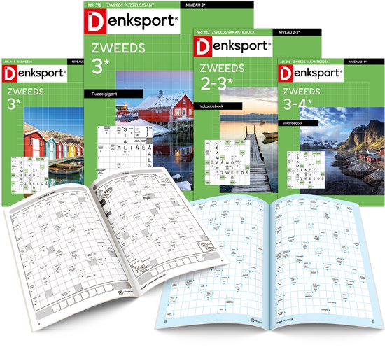 Denksport Zweeds puzzelboek pakket nr. 10