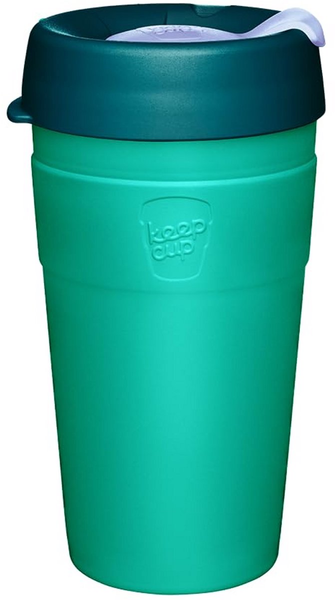 Thermische Herbruikbare Koffiekop - Vacuüm Geïsoleerde Roestvrij Staal - 16oz/454ml