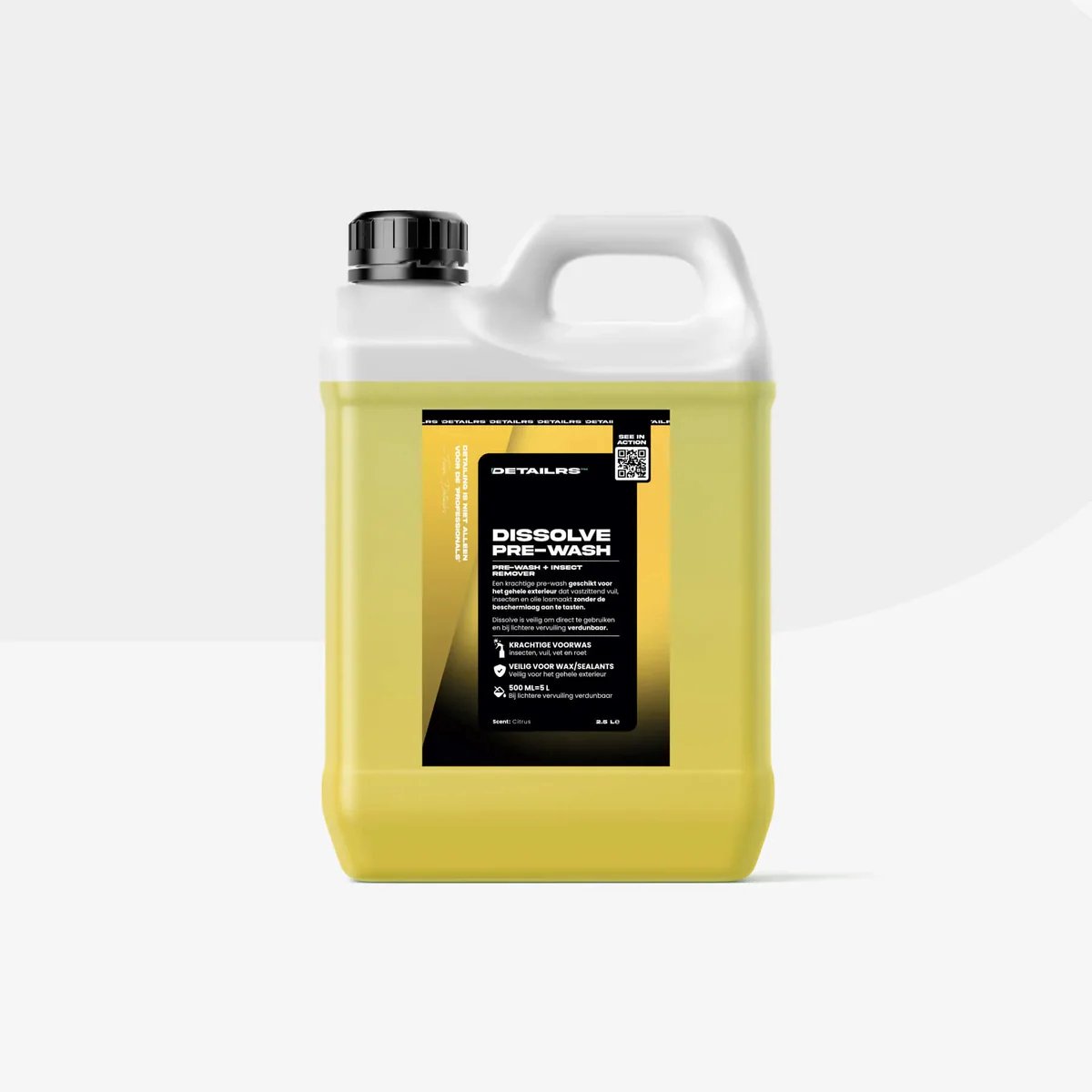 Detailrs Dissolve Pre-wash Jerry can - Auto wassen - Voor Auto & Motor - 2,5L
