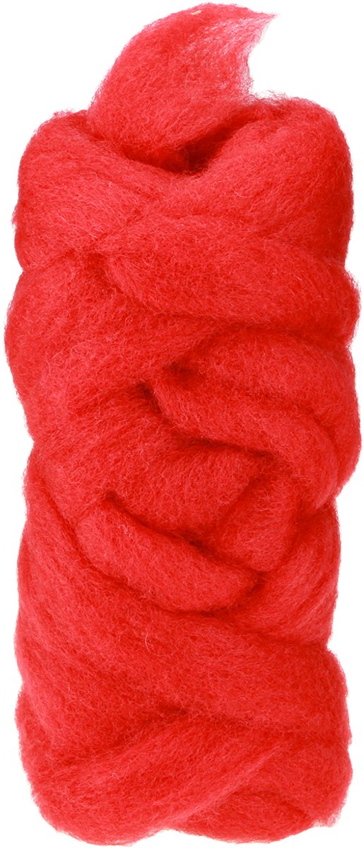 Wollen klinknagel 10m rood
