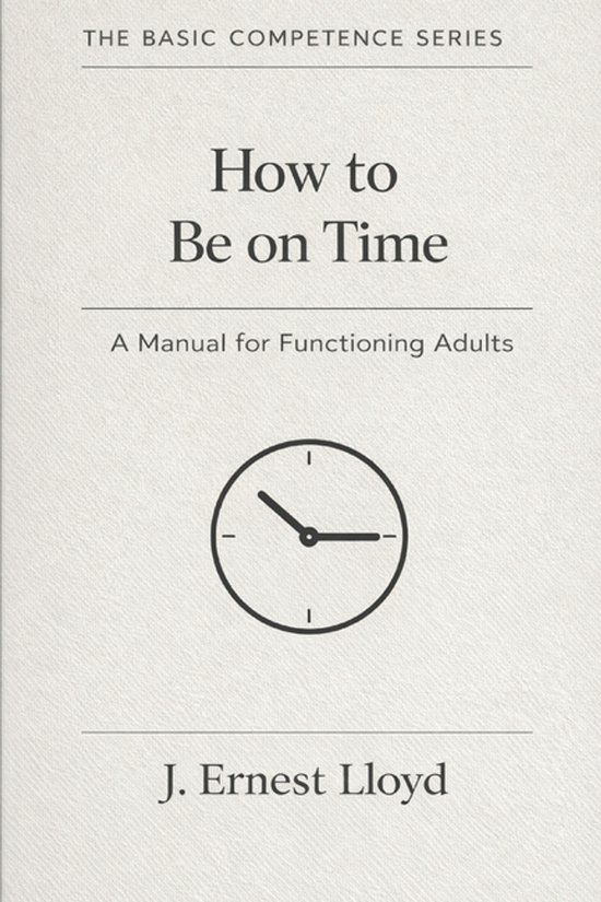 The Basic Competence- How To Be On Time - cover