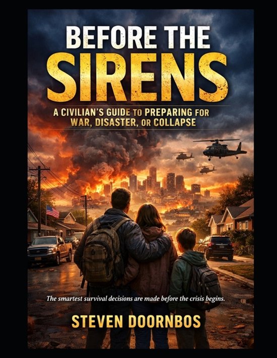 BEFORE THE SIRENS, A Civilian's Guide To Preparing For War,  ... - cover