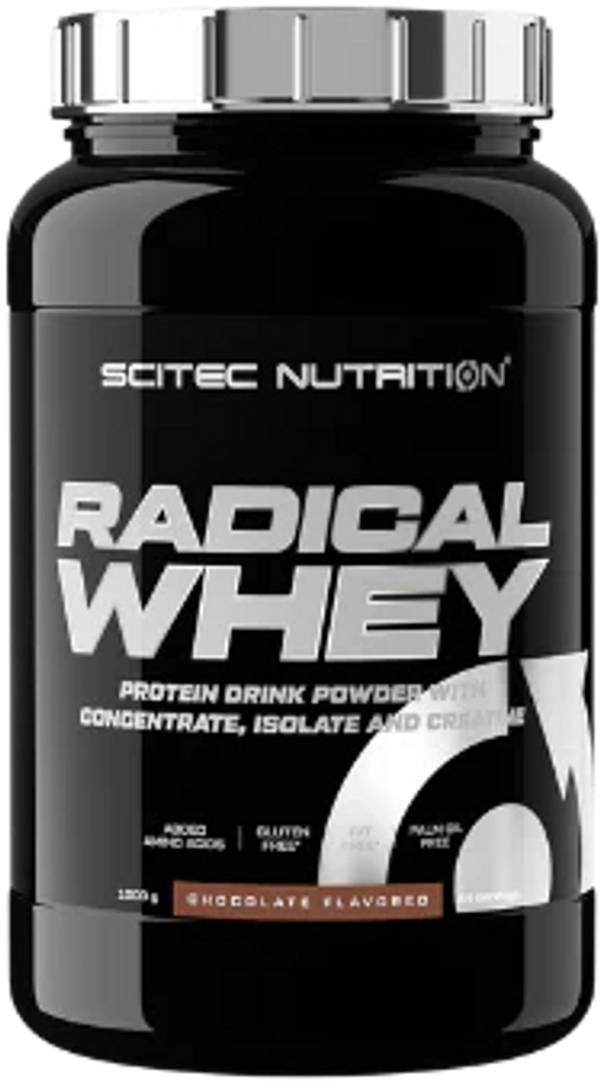 Scitec Radical Whey-chocolade – 1000 g