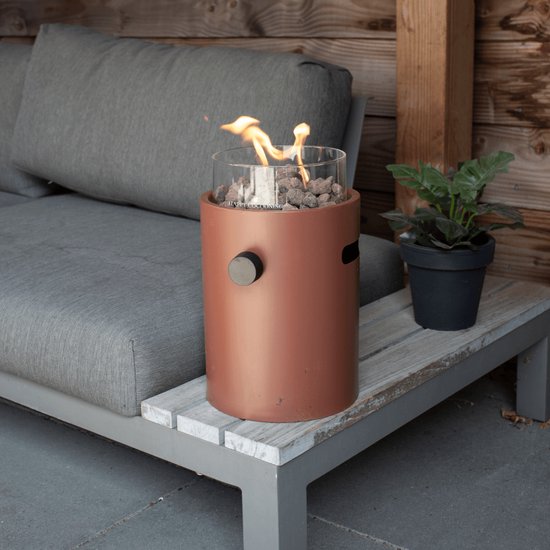 Happy Cocooning tafelbrander Lumi Steel coral red — afbeelding 2