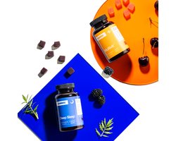 GIMMY Feel Good Bundle - Supplementen voor je algemene gezondheid en nachtrust - Vegan, suikervrij & natuurlijk - Ontwikkeld door apothekers - 120 gummies