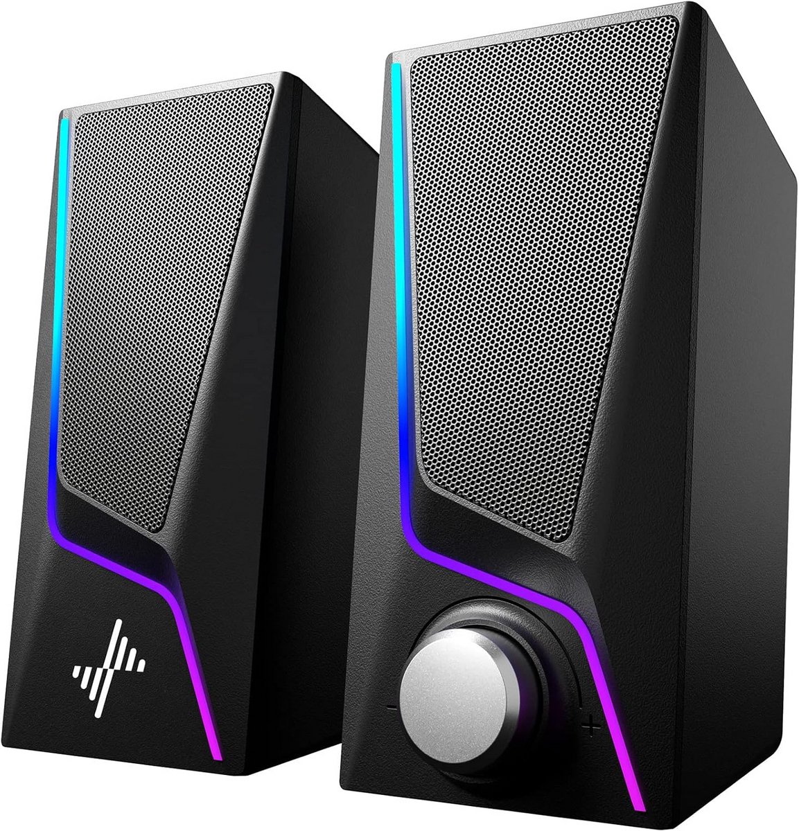 Dynamische RGB Computerluidsprekers voor Desktop met Bluetooth en 3,5 mm Aansluiting