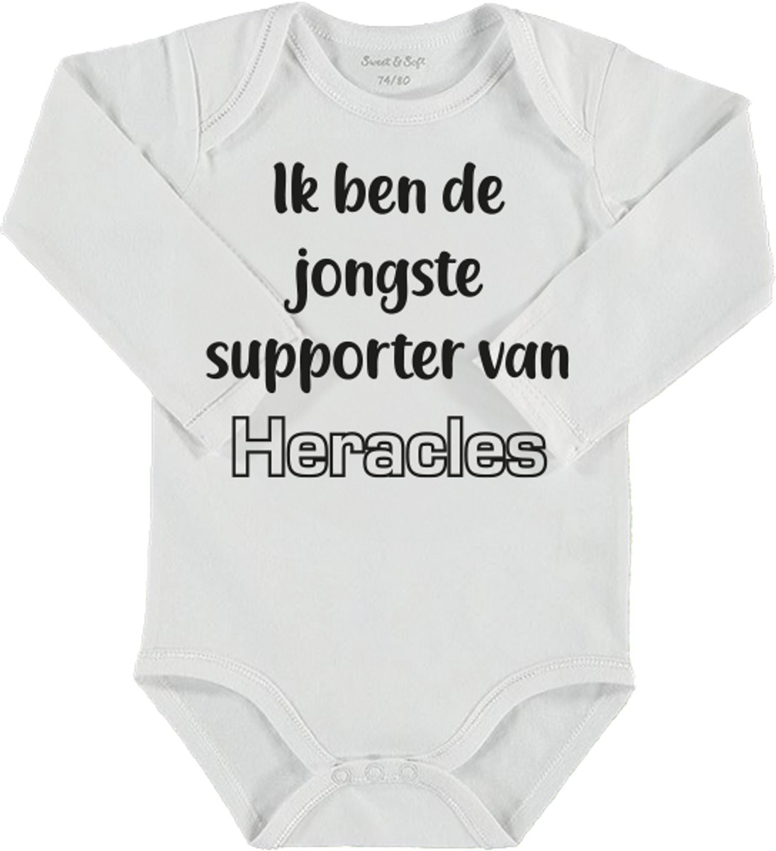 Rompertje jongste supporter van Heracles
