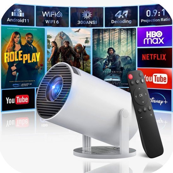 Provision Mini PEEKGUARD® ProVision 4 - Mini Beamer Wit - WiFi - HDMI - Bluetooth - 4K ...