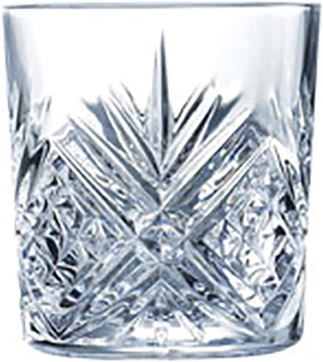 Set van 6 Whiskyglazen 300ml - Transparant Glas