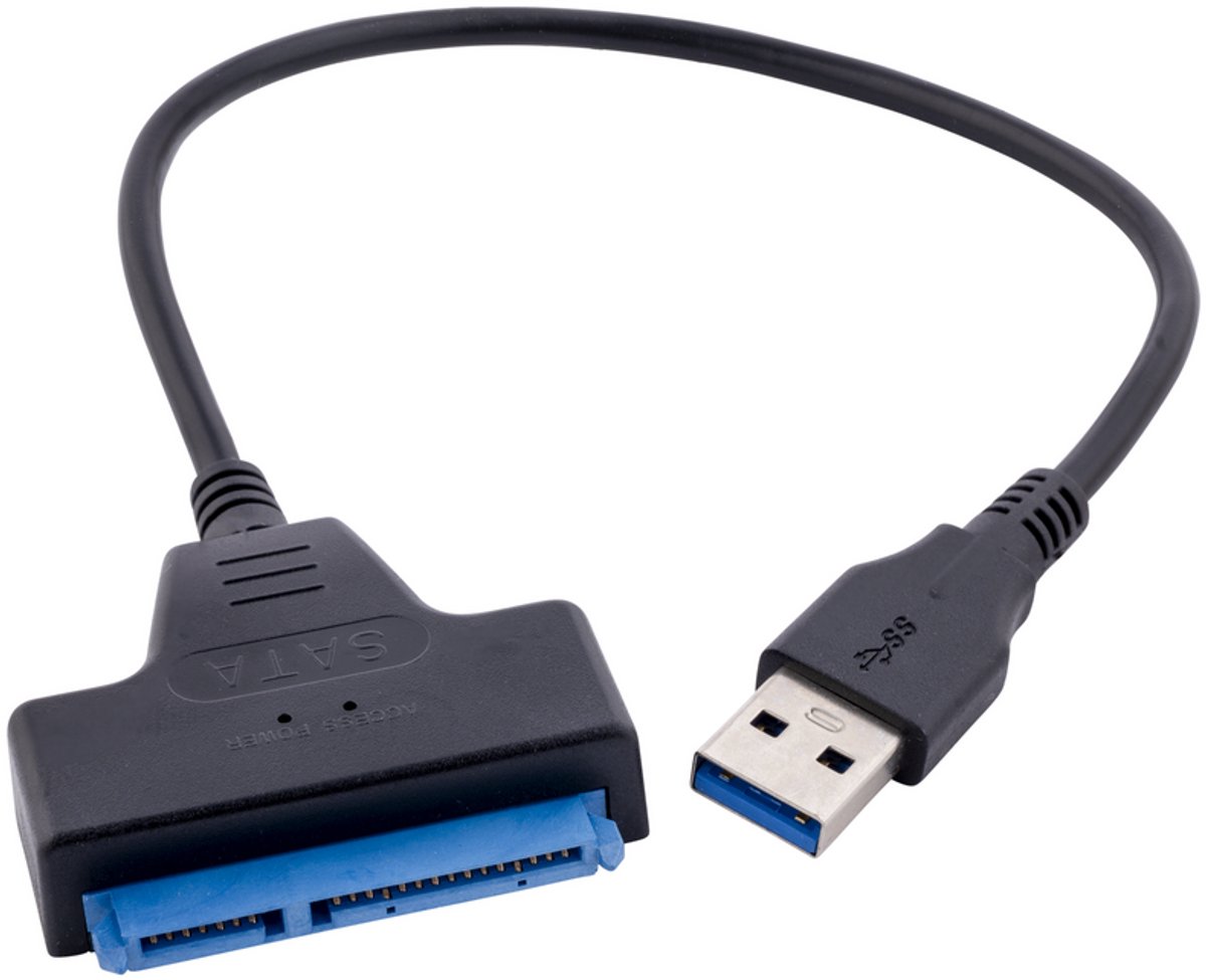 USB 3.0 naar IDE SATA Adapter – Harde Schijf Adapter – USB naar SATA / IDE Converter voor HDD – 20 cm