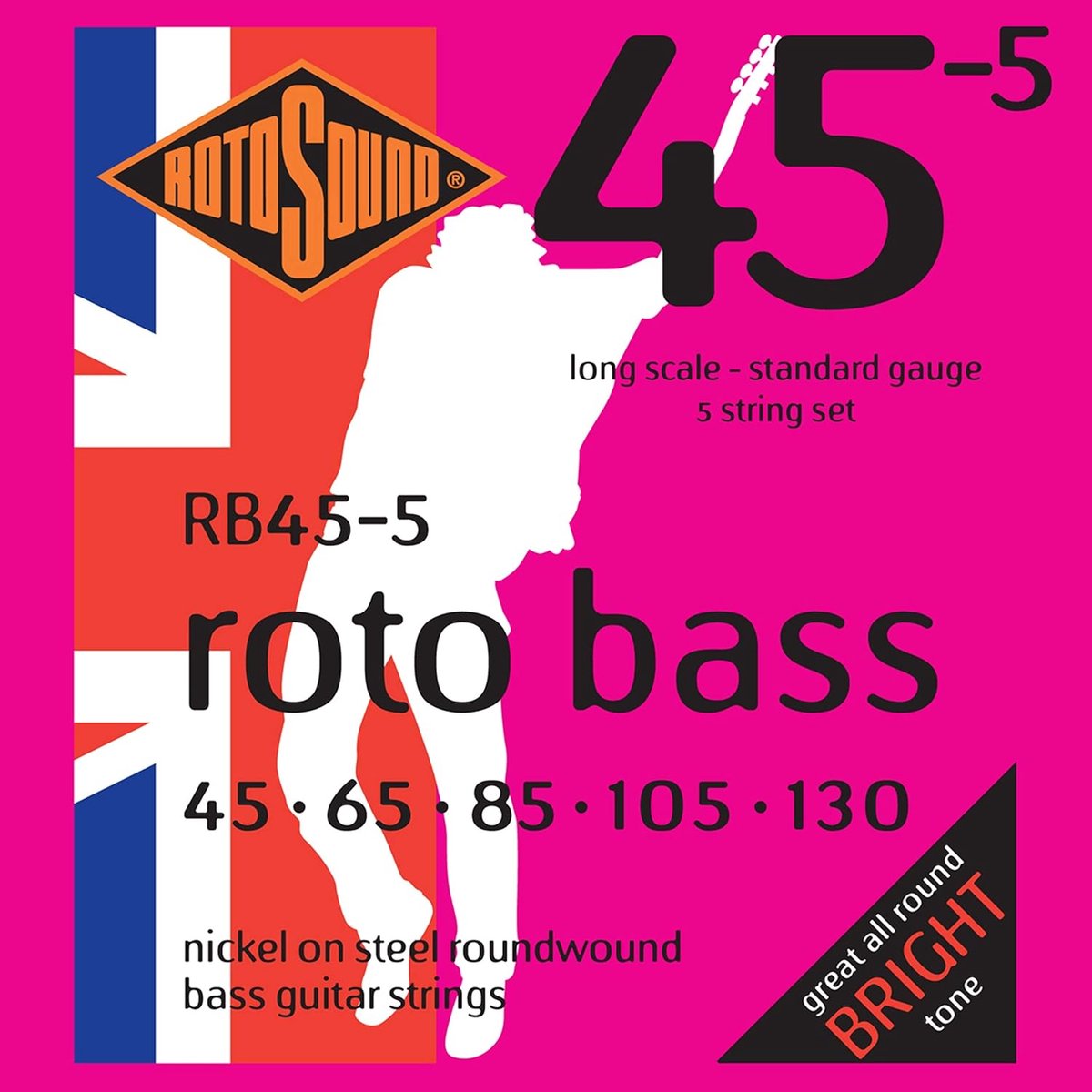 Snarenset voor 5-snarige basgitaar 45-130