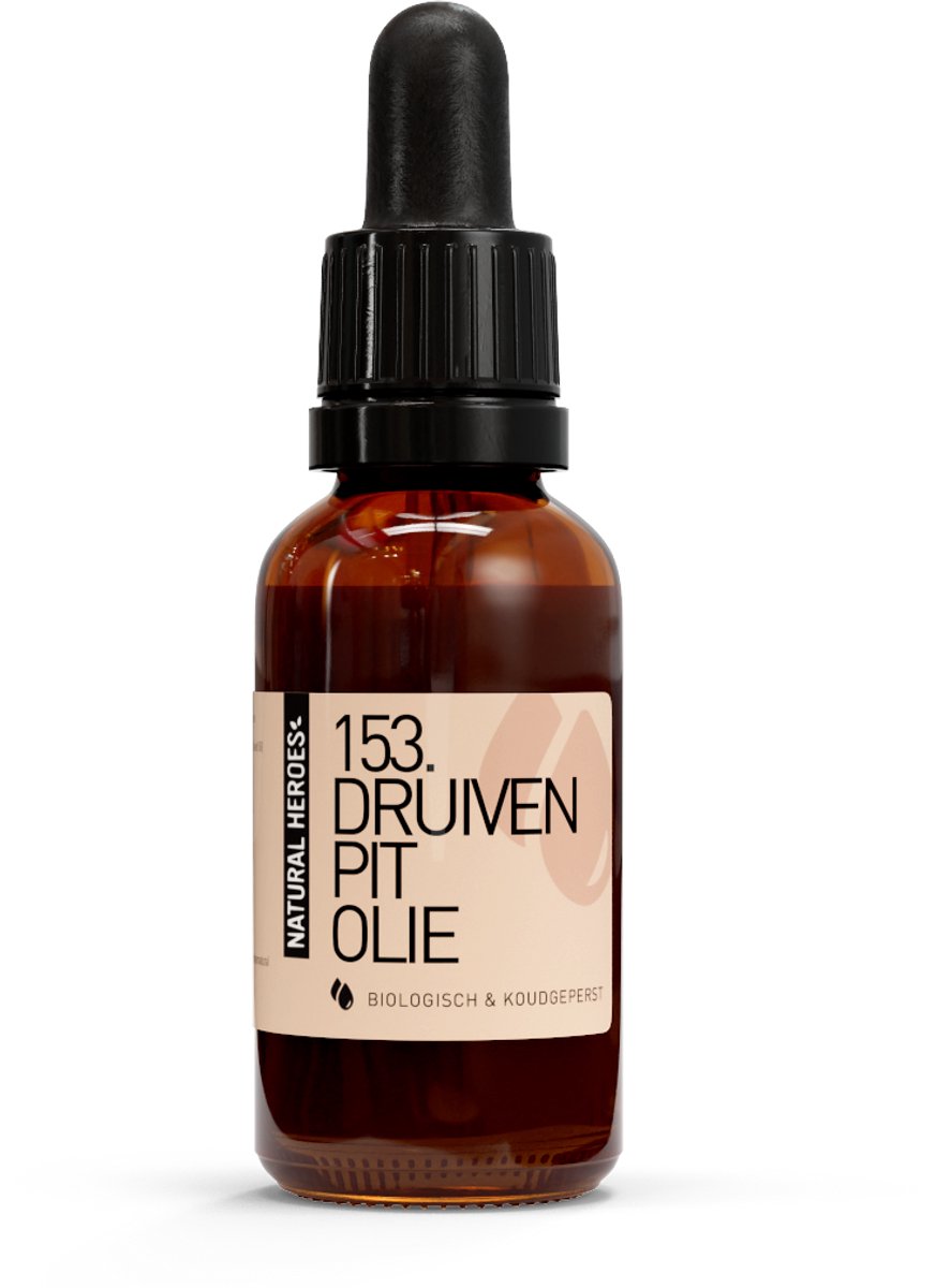 Natural Heroes - Druivenpitolie (Biologisch & Koudgeperst) 30 ml