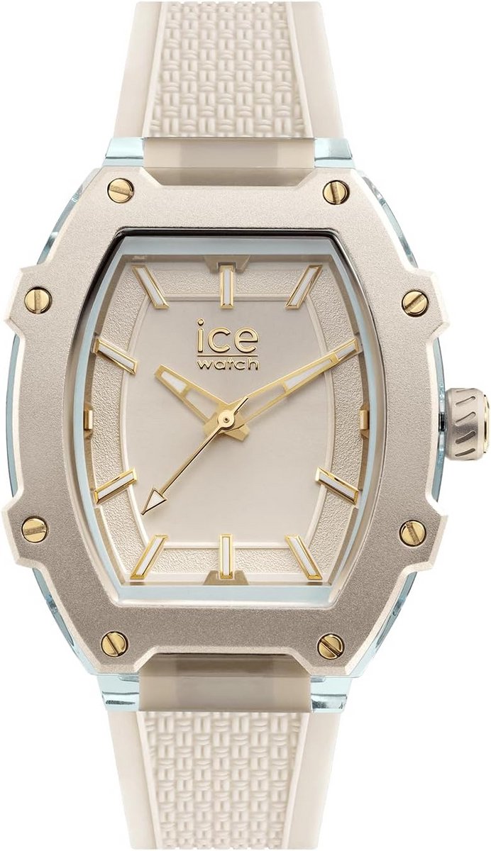 Elegante siliconen horloge met aluminium behuizing