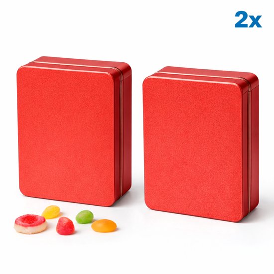 Koektrommel met 12 koekjes - Het Koekemannetje