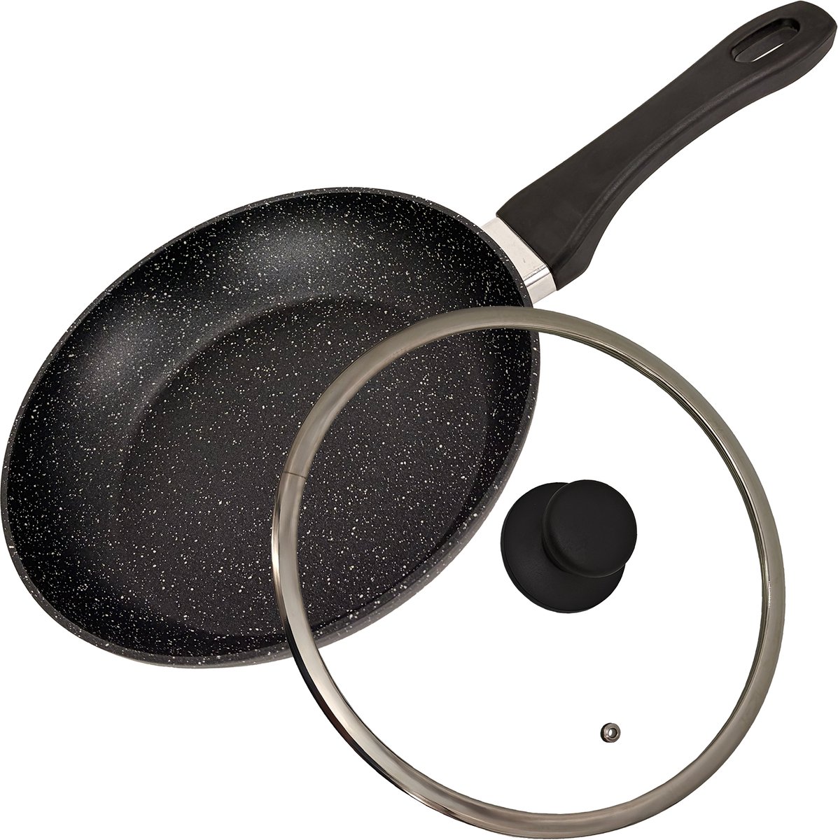 Volkskuchen Koekenpan met Deksel - Ø 28 cm- inductie