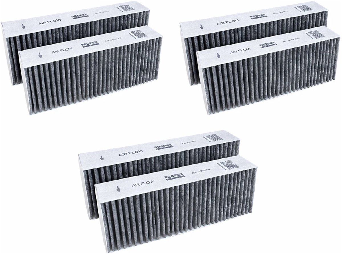 6x Propex compatibel BORA BAKFS koolstoffilters afzuigkap/kookplaat voor BORA Basic/GP4/BIU (Propex Parts)