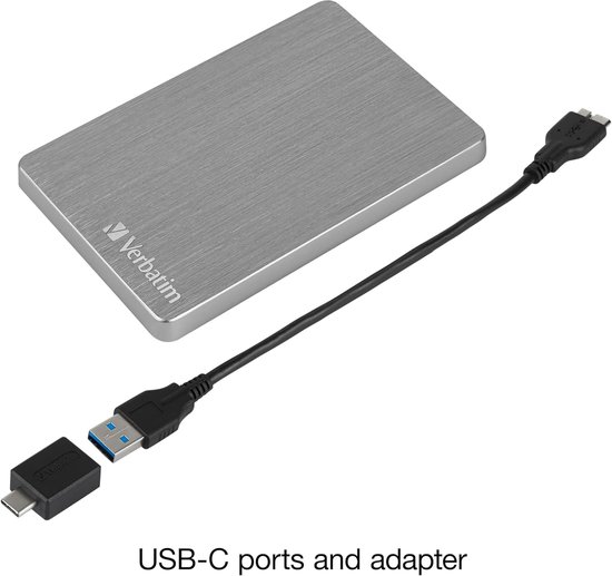 Draagbare Externe Harde Schijf 1 TB - Slim Ontwerp met USB 3.2 en USB-C van Merkloos — afbeelding 3