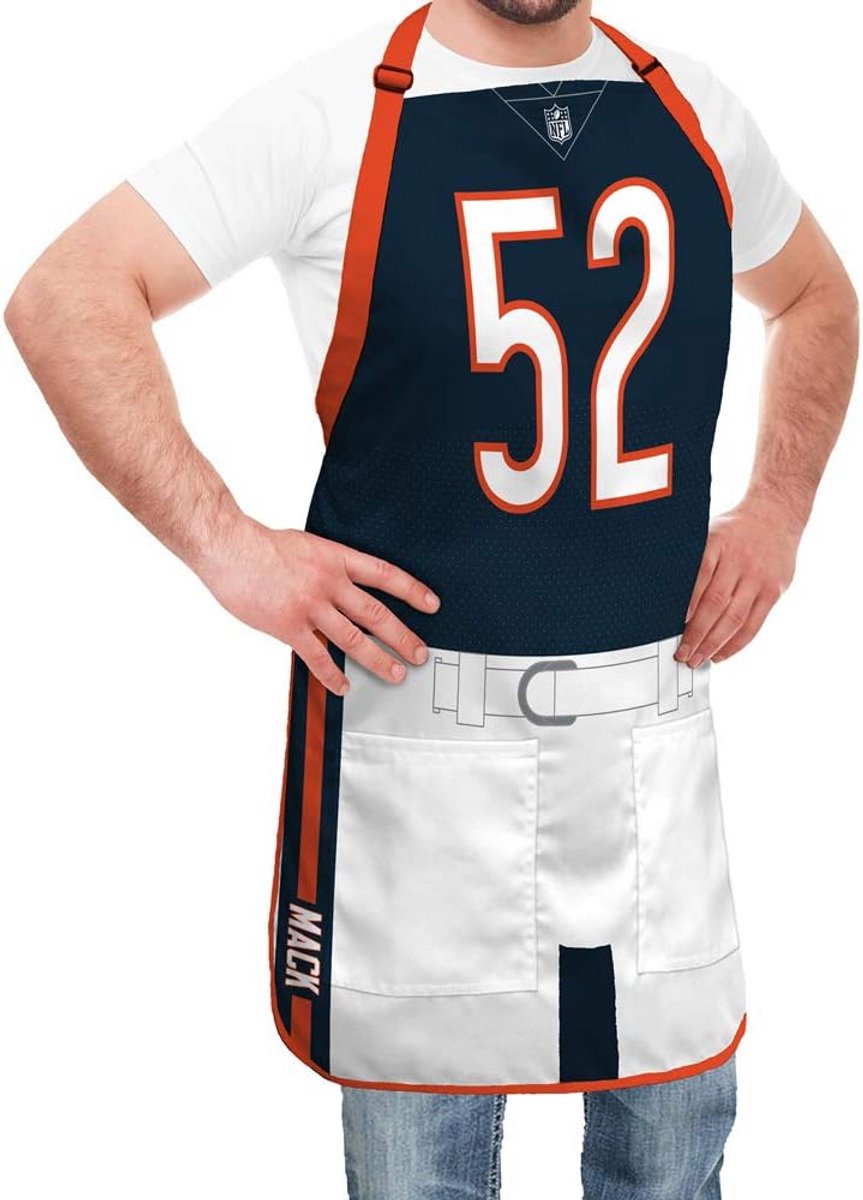 Chicago Bears Speler Schort voor BBQ en Tailgate