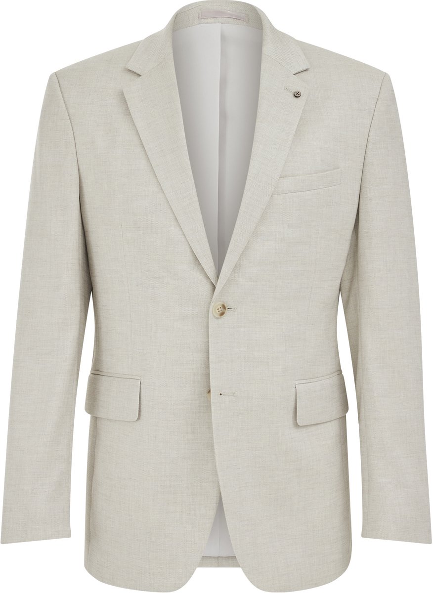 WE Fashion Heren slim fit blazer met structuur