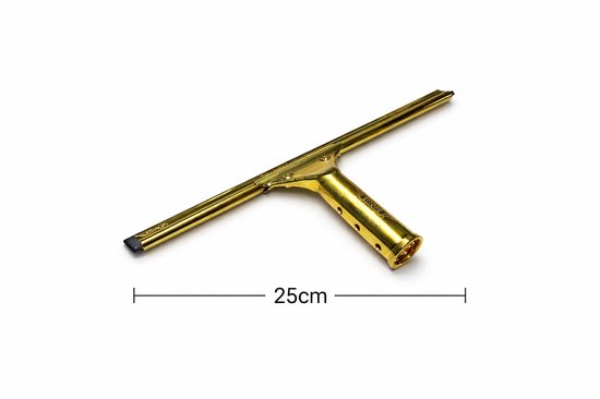 Ettore Raamwisser 25cm - Raamtrekker - Professionele kwaliteit - Messing - Made in USA - Squeegee