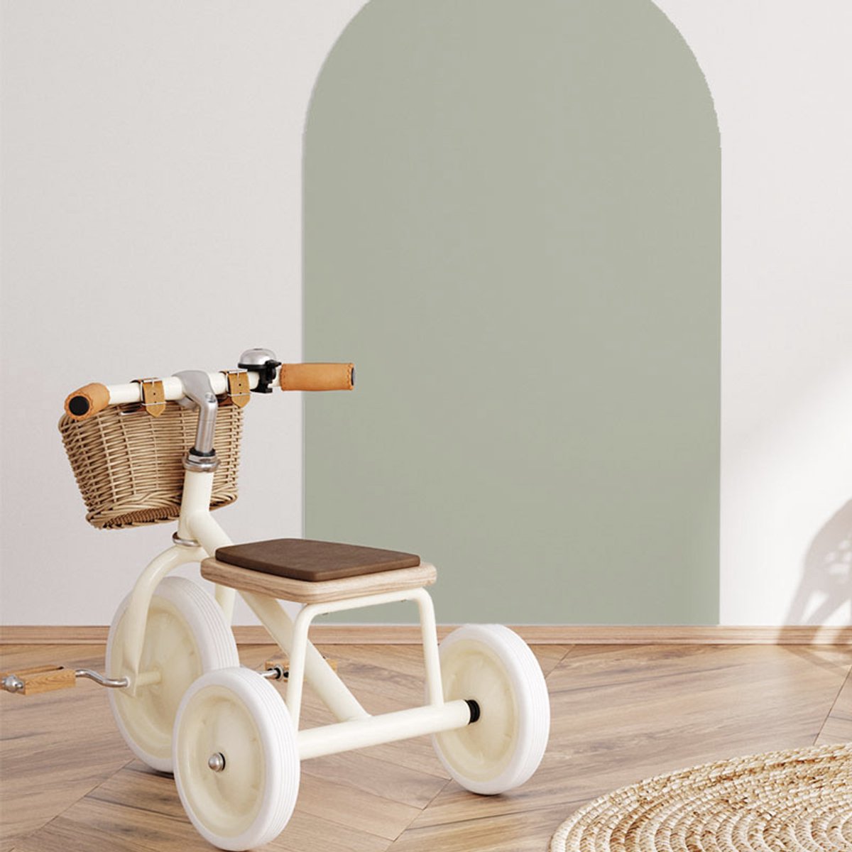 Decochic® - Magnetische muursticker - magneetbord - boog - groen