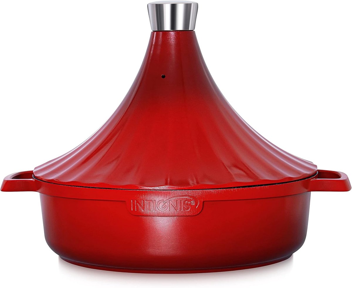 Marokkaanse Tajine for Inductiekookplaten - Ovenbestendig - Roestvrij - 28cm