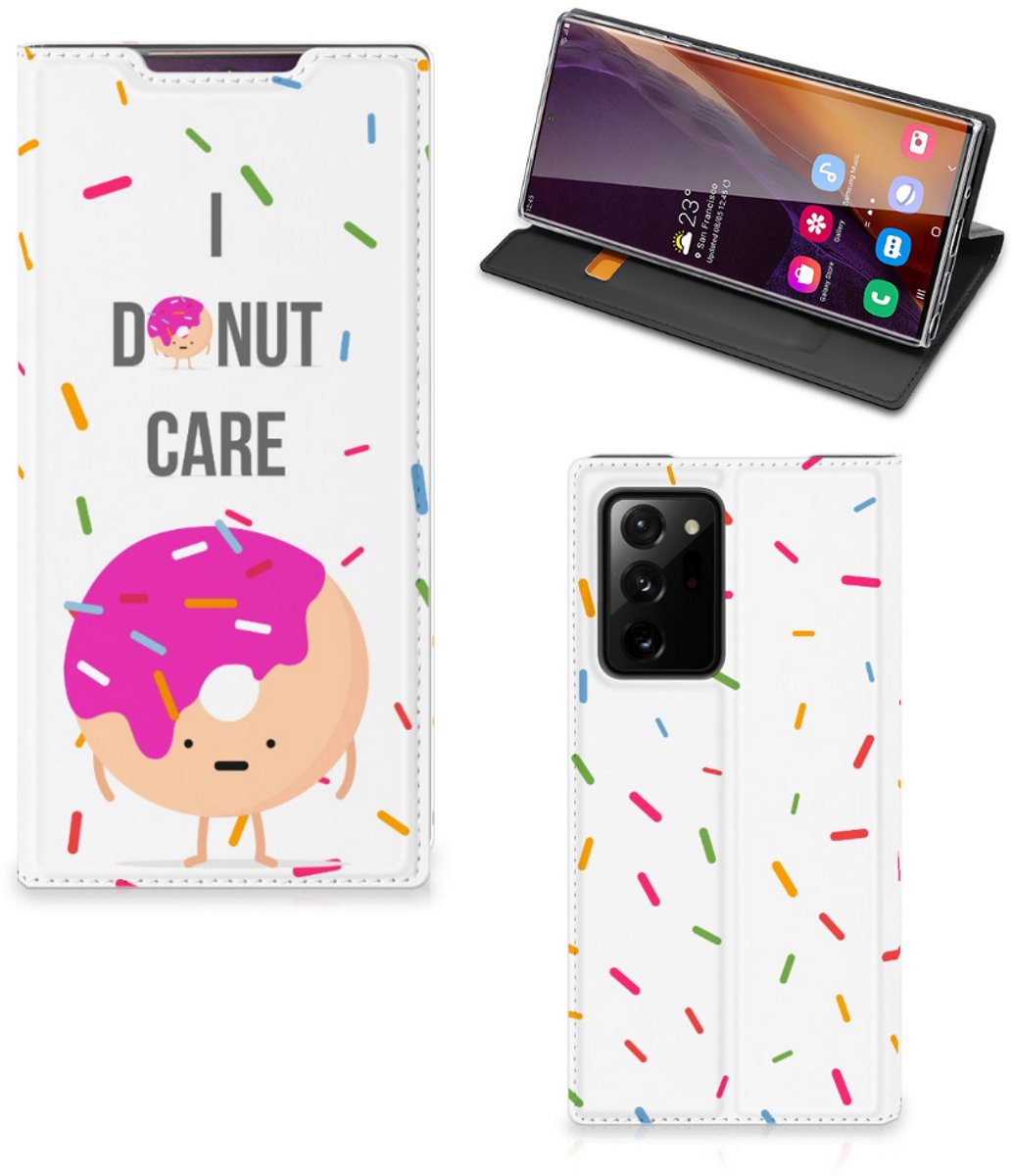 Samsung Galaxy Note 20 Ultra Flip Style Cover Donut Roze