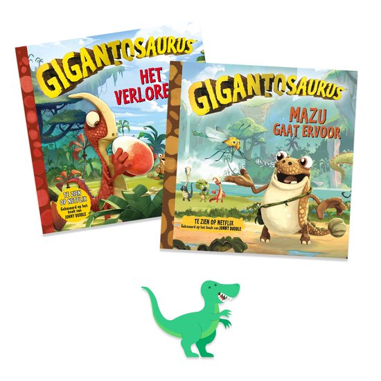 Gigantosaurus voordeelbundel - 2 voorleesboeken voor kindere ... - cover