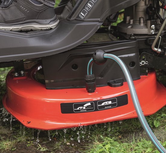 Scheppach MR230-61 Hybride benzine zitmaaier 224cc 4.4kW (met accu) van Scheppach — afbeelding 4