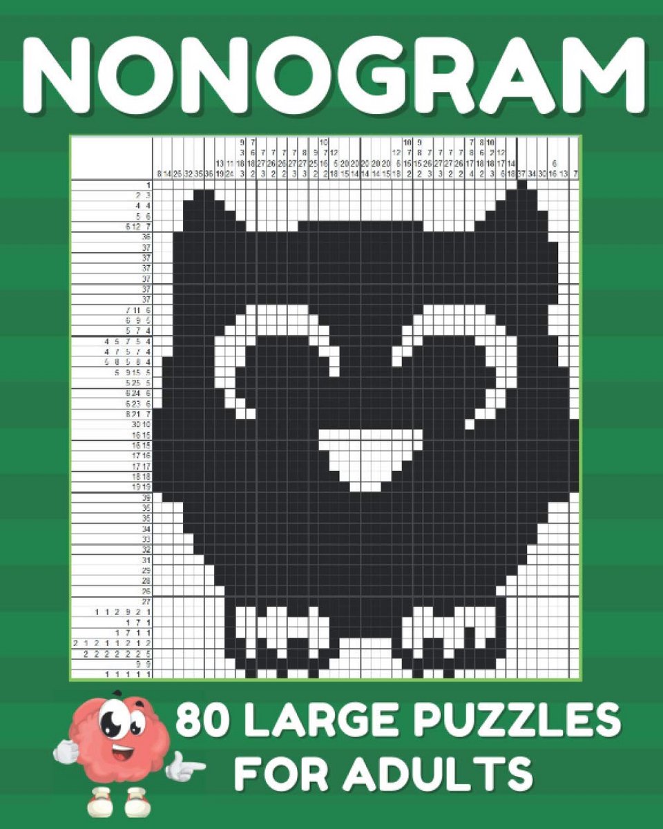 Grote Nonogram Puzzelboeken voor Volwassenen - Logische Puzzels | Picross Puzzelboek
