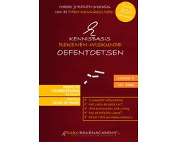 Kennisbasis rekenen–wiskunde Pabo | LKT oefentoetsen boek JAAR 3 | 5 complete oefentoetsen | Alle antwoorden mét uitleg | Tips en rekenschema’s | 330 LKT rekenvragen