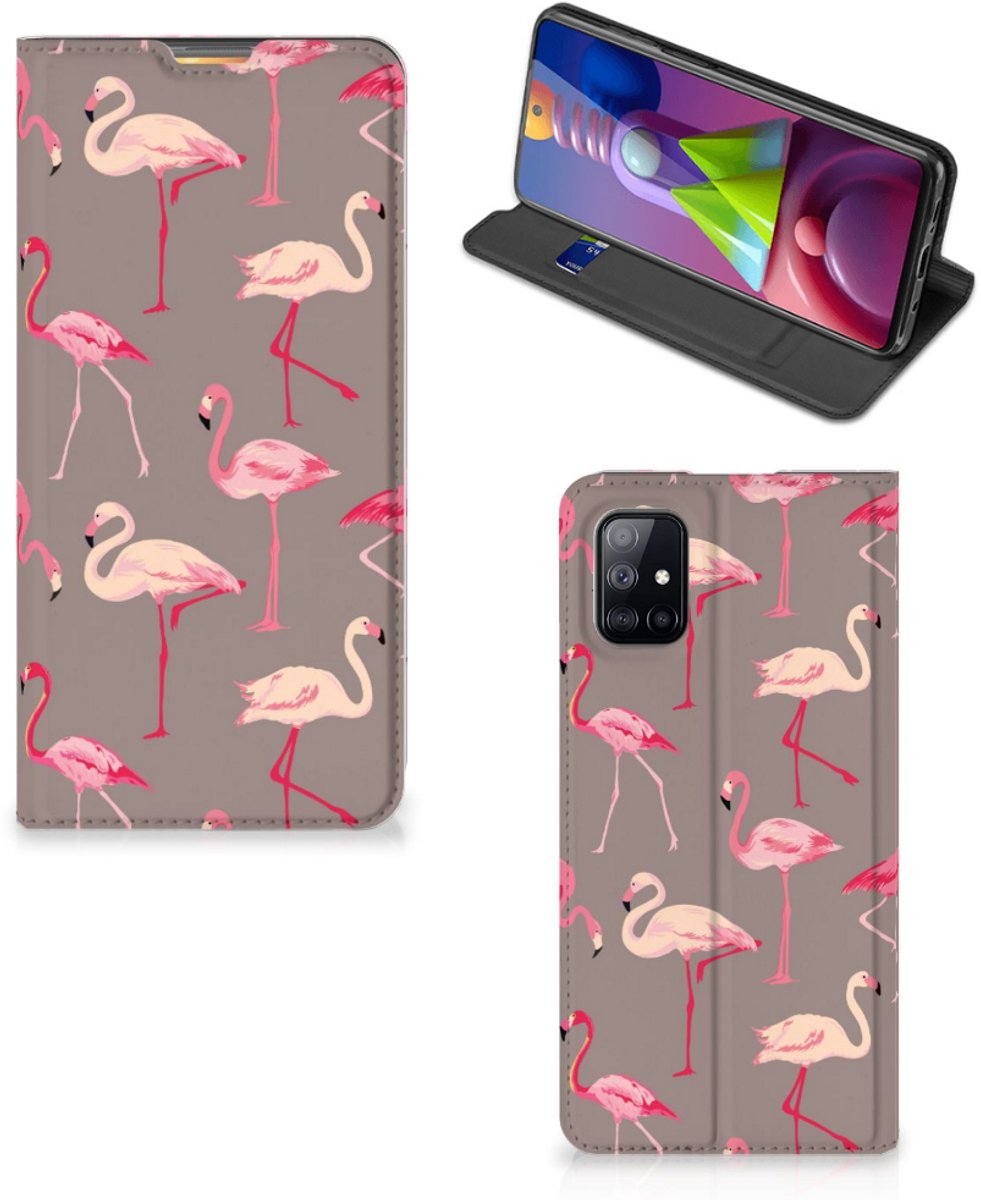 Samsung Galaxy M51 Hoesje maken Flamingo