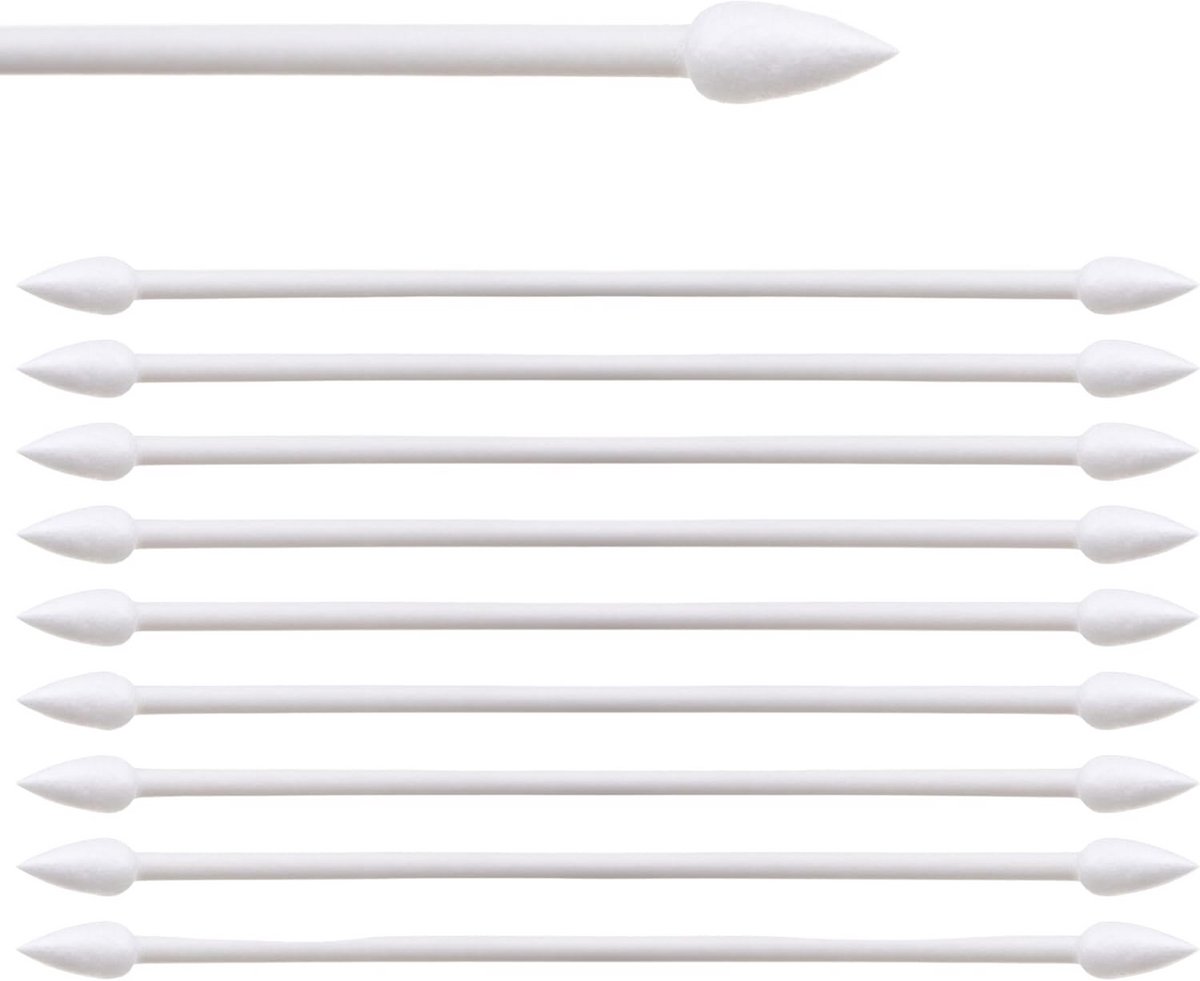 Precisie Reinigingsstaafjes voor Camera's en Lenzen - Dubbelzijdige Katoenen Swabs (100x)