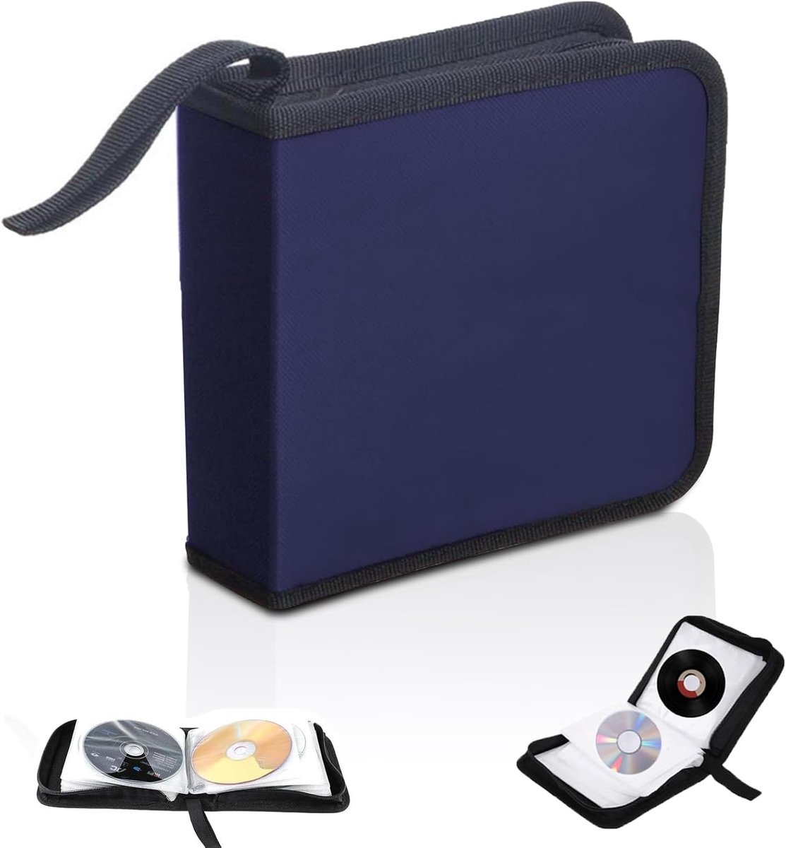 CD Tas voor 40 Schijven - CD/DVD Opslag en Bescherming voor Thuis en Auto