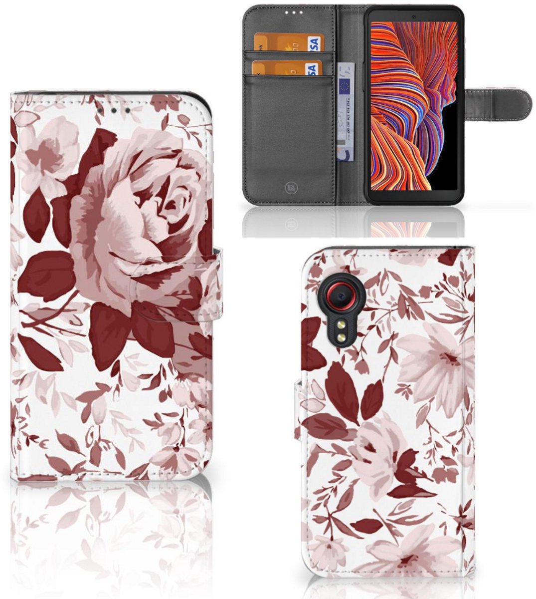 Hoesje Samsung Galaxy Xcover 5 Watercolor Flowers