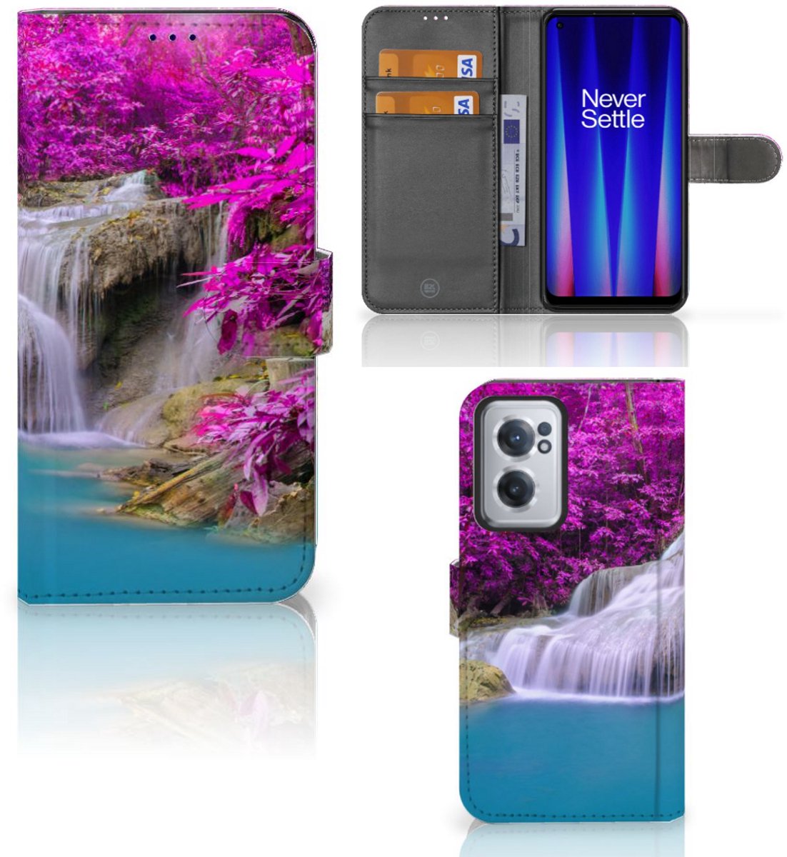 OnePlus Nord CE 2 Flip Cover Waterval