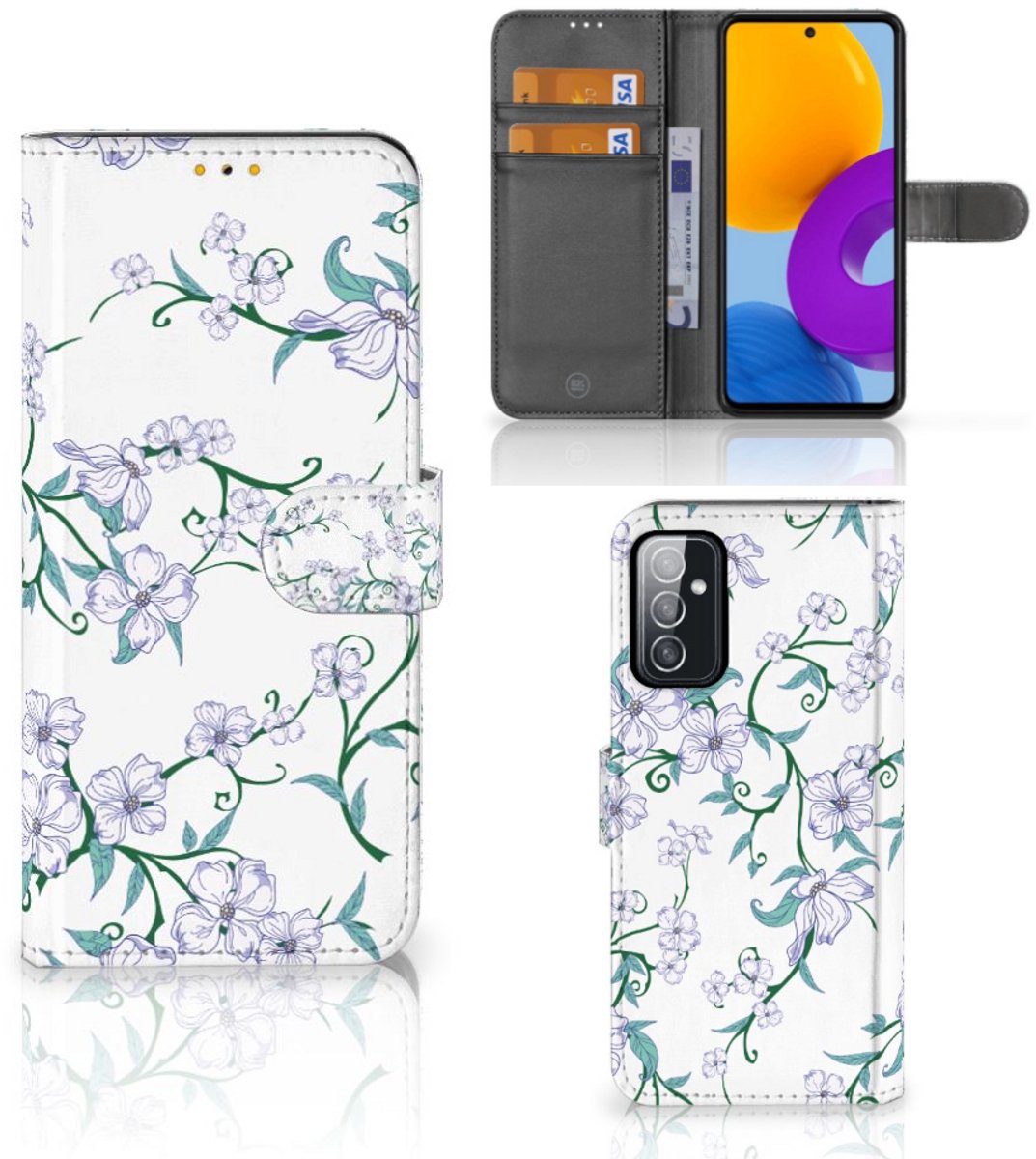 Samsung Galaxy M52 Uniek Hoesje Blossom White