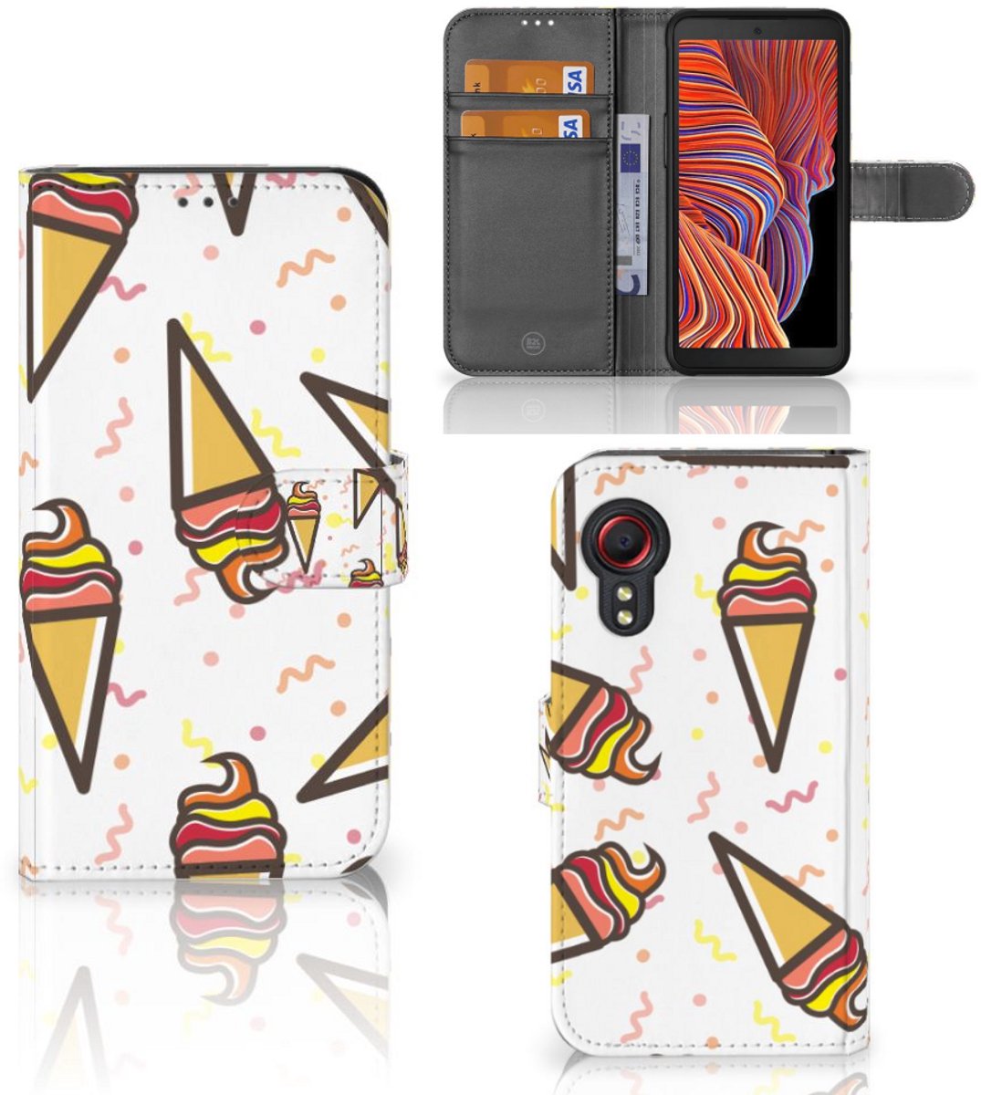 Samsung Galaxy Xcover 5 Book Cover Icecream